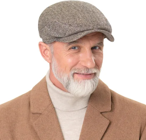 Vista 3 de Stetson Gorra plana de seda Belfast MujerHombre Fabricado en la UE