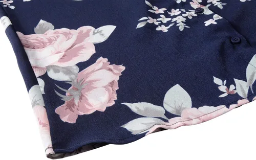 Vista 6 de Blusa casual de gasa sin mangas con estampado floral para mujer
