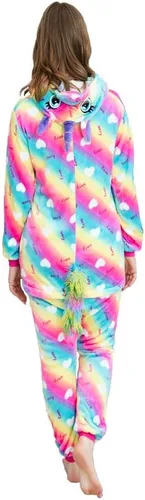 Vista 6 de Pijama unisex de una pieza de unicornio para adultos, disfraz de Halloween