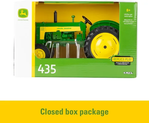 Vista 7 de John Deere, tractor de juguete a escala 1/16, 435, de fundición a presión, para edades 8+