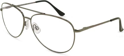 Vista 10 de In Style Eyes C Moore - Lentes de lectura bifocales progresivos, marco de metal estilo aviador con cable, lente no polarizada