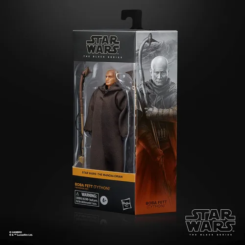 Vista 7 de STAR WARS The Black Series Boba Fett (Tython) Figura coleccionable de The Mandalorian de 6 pulgadas, juguetes para niños a partir de 4 años
