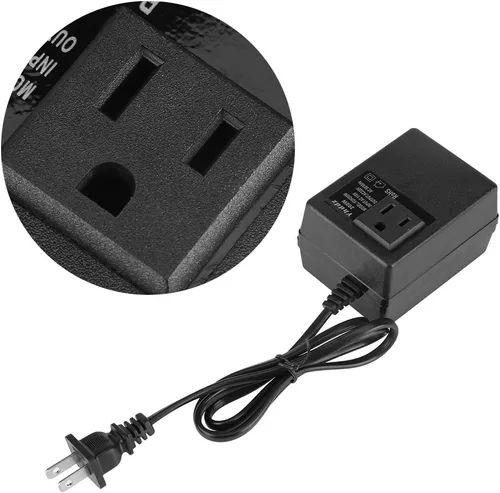 Vista 5 de Convertidor de voltaje de 100 W, transformador de voltaje de conversión bidireccional de 110 V a 220 V para viajes