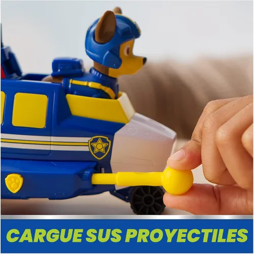 Vista 4 de PAW Patrol: Air Rescue Chase Hero Helicóptero de juguete con figura