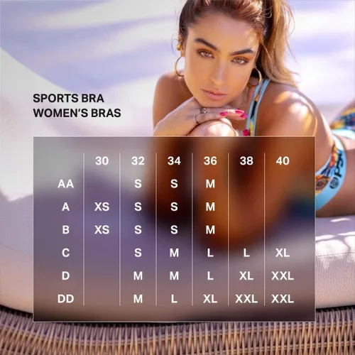 Vista 5 de PSD Women's Bratz Icon Sports Bra, Multi, L