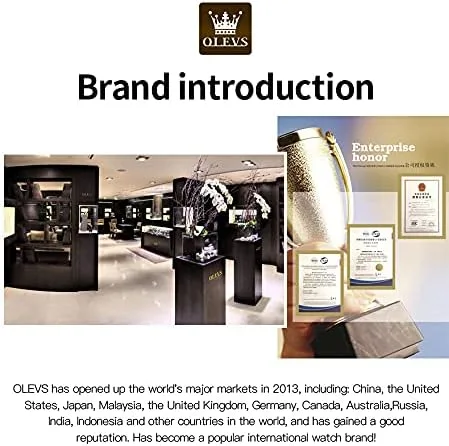Vista 6 de OLEVS Visit The Store Automatic Men Watch Skeleton Self Winding Mechanical Luxury Stylish Leather Strap Steampunk Style Luminous Water Proof Wrist