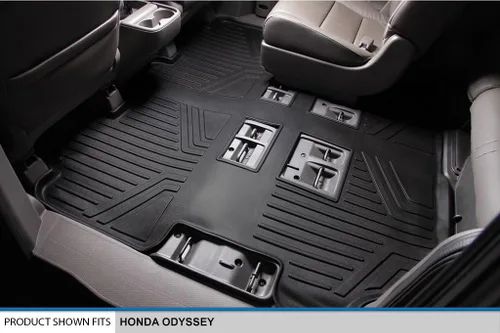 Vista 64 de MAXLINER Juego de alfombrillas de primera fila para Honda Odyssey 2011-2017