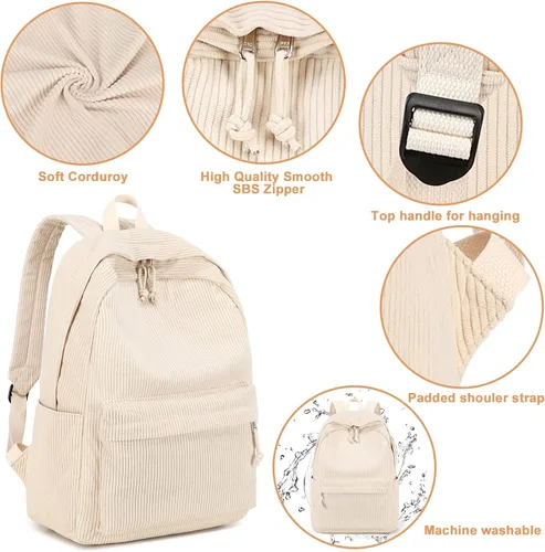 Vista 3 de BTOOP Mochilas escolares para adolescentes y niñas, mochila ligera para niños, juego de bolsas escolares con lonchera y estuche para lápices