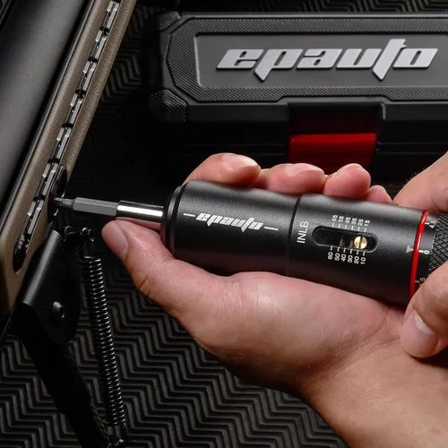 Vista 6 de EPAuto Destornillador manual para armas de fuego Engranajes de bicicleta, 10-65 pulgadas/Lbs - 10 bits, negro