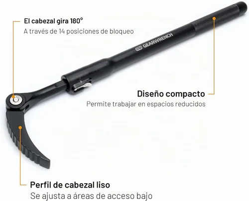 Vista 2 de GEARWRENCH Barra de palanca de indexación extensible de 33" - 82220