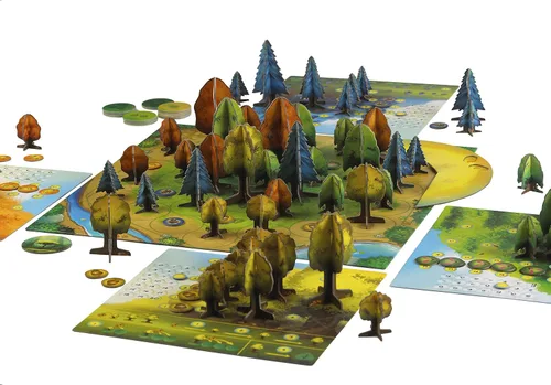Vista 4 de Blue Orange Games Juego de Mesa Fotosíntesis - Juego de Mesa de Estrategia Familiar o para Adultos Galardonado para 2 a 4 Jugadores. Recomendado