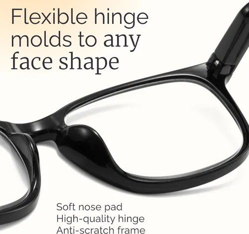 Vista 3 de CCVOO Mix & Match - Gafas de lectura para mujer, ligeras, ajuste cómodo, visión clara, bloqueo de luz azul