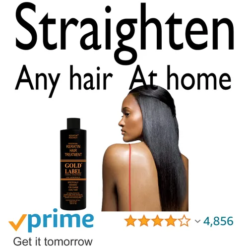Vista 6 de Tratamiento Profesional de Keratina Chocolate Gold Label Set de 4 Botellas 8.1 fl oz, Fórmula Mejorada y Diseñada Para Los Tipos de Cabello Rizado