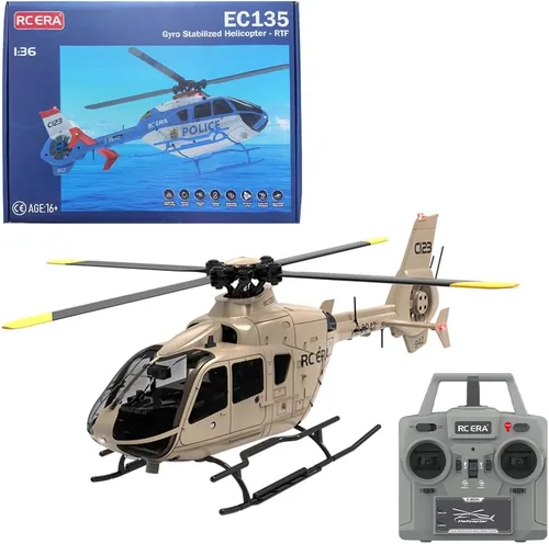 Vista 12 de Helicóptero RC, modelo de avión MD500 C189 1/28 2.4G 4CH modelo de helicóptero de un solo rotor (versión RTF)