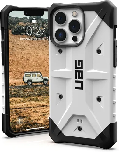 Vista 15 de URBAN ARMOR GEAR UAG - Funda protectora diseñada para iPhone 13 Pro, color negro, resistente, ligera, delgada, a prueba de golpes, Pathfinder