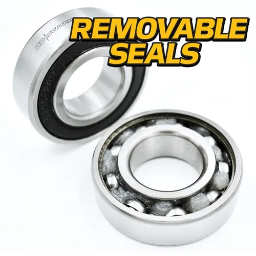 Vista 2 de Paquete de 4 rodamientos Z9504-RST de 0.75 pulgadas de diámetro JD9236 JD9296 Z9504B JD9239 204BBAR P204RR6 Z9504-RST Z9504 con grasa C3 y alta