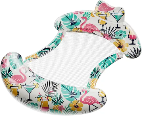 Vista 7 de Pool Floats Adult - Inflatable Pool Lounger, Pool Lounger Chairs for Relaxation, Floating Water Lounger Chairs Summer Water Sun Tanning for Swimming