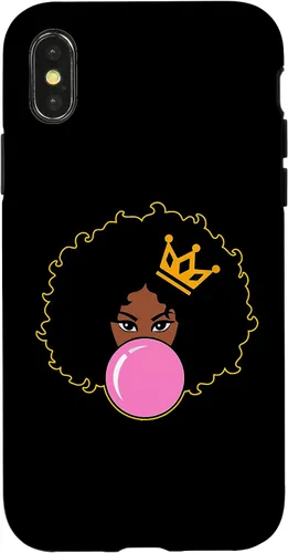 Vista 4 de Funda para iPhone 15, diseño de melanina, diseño de melanina, color rosa mágico