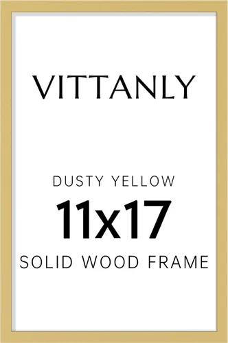 Vista 71 de Vittanly - Marco de fotos de 4 x 6 pulgadas de madera maciza con plexiglás, incluye paspartú de 3,5 x 5, para colgar en la pared o poner sobre una