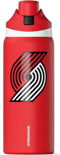 Vista 21 de Hydrapeak Botella de agua aislada de 32 onzas con licencia oficial de la NBA Atlanta Hawks Oasis con tapa y asa con botón de presión, botella
