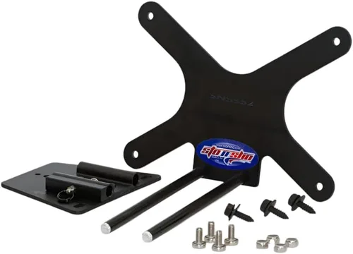 Vista 2 de STO N SHO Soporte para placa de matrícula fabricado para Mercedes AMG GLS 450/580 2023-2025 con paquete AMG