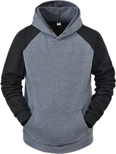 Vista 3 de Conjunto deportivo de 2 piezas con capucha y pantalones deportivos para hombre, conjunto deportivo casual de manga larga