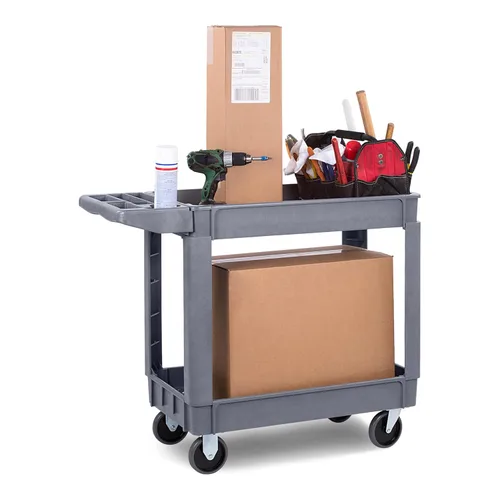 Vista 4 de Carlisle FoodService Products UC401823 - Carrito utilitario o de servicio, capacidad de 500 libras, 40 x 17 x 33 pulgadas (largo x ancho x alto)