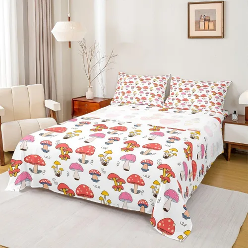 Vista 11 de Erosebridal Groovy - Juego de sábanas para decoración de fiesta para niñas y mujeres, diseño de signo de paz, tamaño individual, sábanas de mariposa