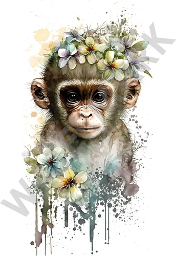 Vista 2 de Decoración de guardería Safari Forest Woodland Animales de granja con temática de colecciones artísticas. Ideal para guardería, habitación de niños