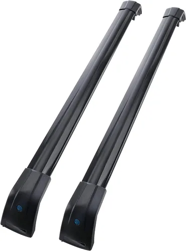 Vista 3 de Barra transversal negra con cerradura para portaequipajes Volvo XC40 2018-2023