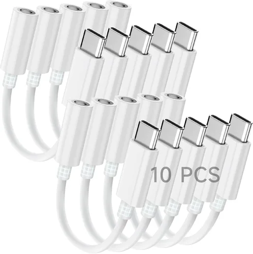 Vista 15 de Seulliya Adaptador USB C a conector de auriculares de 0.138 in para iPhone 15/16 Pro/Max, adaptador DAC de audio de alta resolución, convertidor