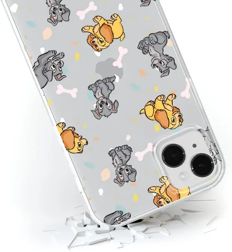 Vista 4 de ERT GROUP Funda para Apple iPhone 14 Plus, original y oficial, diseño de Disney Lady and The Tramp 002 adaptado de manera óptima a