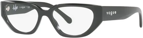 Vista 2 de Vogue Eyewear Women's Hailey Bieber Collection Vo5439 Cat Eye Prescription Eyewear Frames