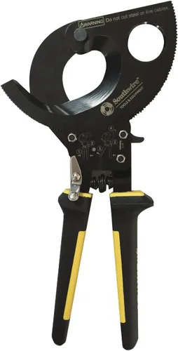 Vista 2 de Southwire - 59556240 Tools & Equipment CCPR400S - Cortadores de cables de trinquete con asas de agarre cómodo, fácil de usar, hojas de acero
