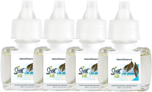 Vista 42 de Scent Fill Ambientador enchufable de sidra de manzana, 4 recambios de aceite perfumado