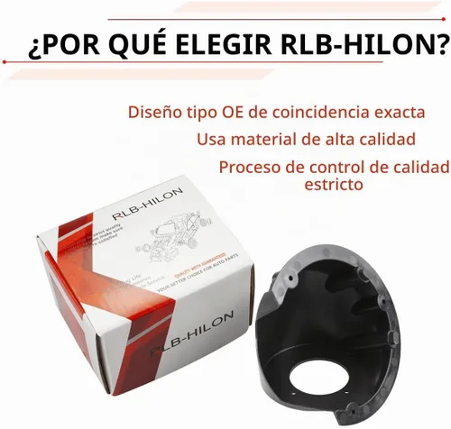 Vista 2 de RLB-HILON Carcasa de cuello de llenado de combustible Compatible con Dodge Ram 1500 2500 2013 a 2018, para Dodge Ram 3500 2010 a 2018