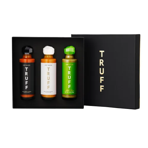 Vista 9 de TRUFF Paquete de iniciación, incluye salsa picante de trufa negra (6 onzas), aceite de trufa negra (5.6 onzas) y sal marina de trufa negra