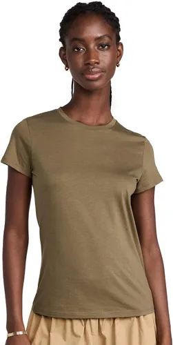 Vista 8 de Vince Essential Crew Tee para mujer Negro