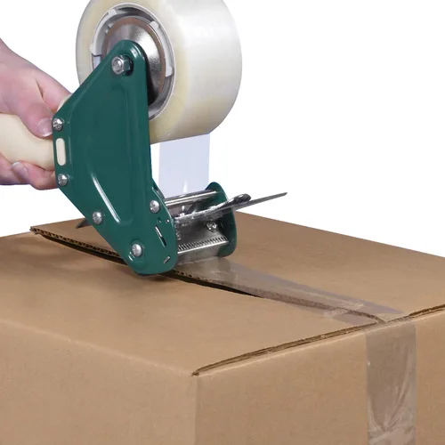 Vista 2 de Aviditi Tape Logic - Cinta de embalaje termofusible resistente, transparente de 2 pulgadas x 55 yardas, 2.5 mil, paquete de 6, perfecta