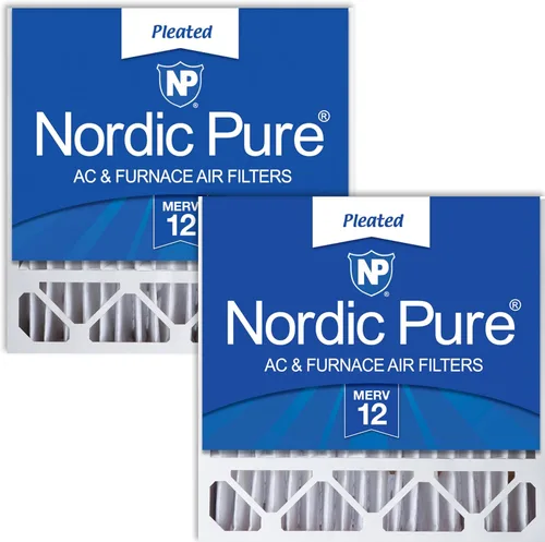 Vista 16 de Nordic Pure 20 x 20 x 5 (19_5/8 x 19_7/8 x 4_3/8) Honeywell/Lennox MERV 8 filtro de aire de repuesto, 1 paquete