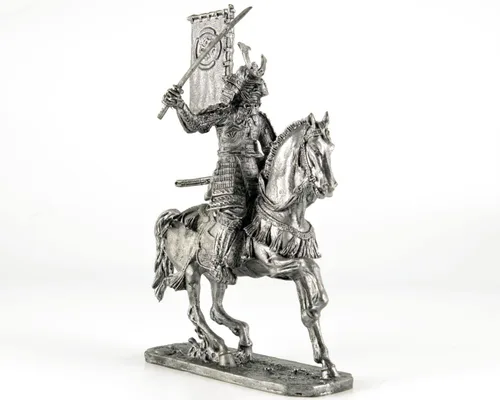 Vista 11 de General chino, dinastía Han. Escultura de metal. Colección 2.126 in (escala 1/32) Figura miniatura. Soldados de juguete de lata