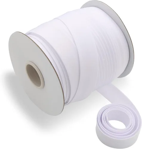 Vista 42 de Cinta al bies de doble pliegue de 1/2 pulgada, cinta al bies de doble pliegue de 55 yardas, carrete continuo a granel para coser ropa, acolchado