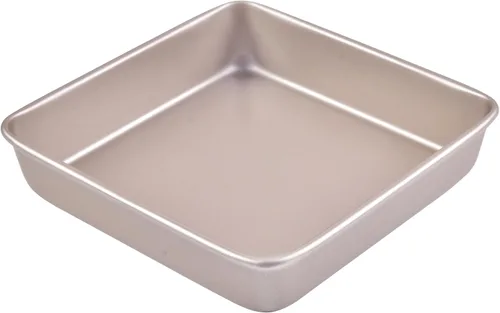 Vista 8 de Molde cuadrado antiadherente de 7 pulgadas con parte inferior extraíble, bandeja para hornear y asar para pan o brownies 7.9 x 7.9 x 1.8 pulgadas