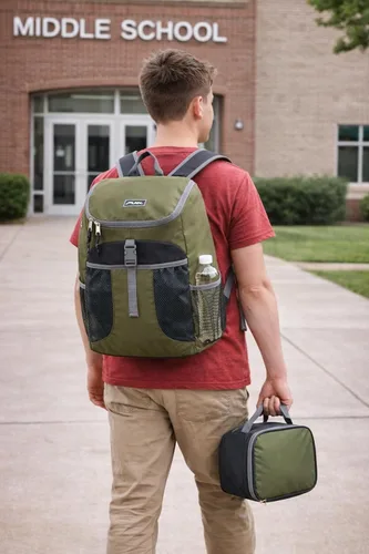 Vista 4 de FUEL Top Loader - Juego de mochila para el almuerzo, resistente al agua, bolsa para libros, suave, reutilizable, aislada, bolsa térmica para viajes