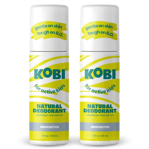 Vista 11 de Kobi Desodorante para niños activos, adolescentes, niñas, niños, natural, sin aluminio, fuerza deportiva - Cherry Kick