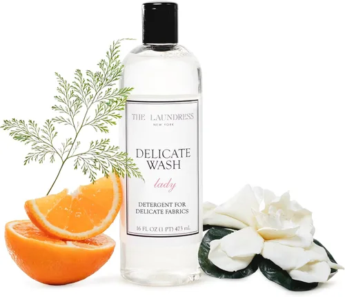 Vista 10 de The Laundress Champú de lana y cachemira, 31 lavados, detergente líquido concentrado para lavandería, aroma a cedro, delicado lavado en frío a mano