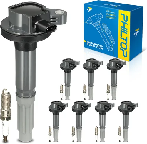 Vista 27 de PHILTOP Paquete de Bobina de Encendido para Tundra Sequoia 4Runner GX470 LS430 SC430 Land Cruiser LX470 GS430, Paquete de Bobina de Encendido UF230