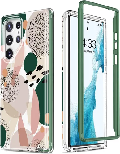 Vista 14 de Esdot Funda protectora para Samsung Galaxy S22 Ultra, de grado militar, resiste caídas de 21 pies (probado), con diseños modernos para mujeres