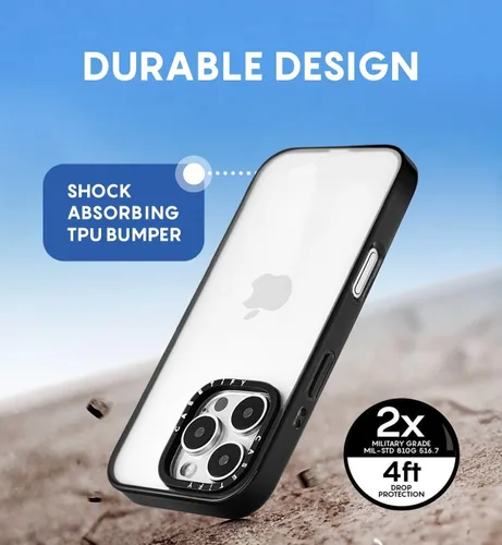 Vista 5 de CASETiFY - Funda compacta para iPhone 13, con doble protección de grado militar contra caídas de 4 pies, delgada, ligera, diseño de serpientes