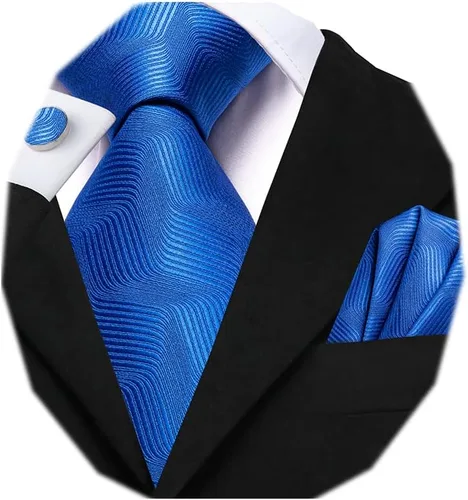 Vista 97 de Dubulle Corbata tejida de cachemira para hombre y gemelos de pañuelo para hombre, conjunto de gemelos para boda formal y negocios